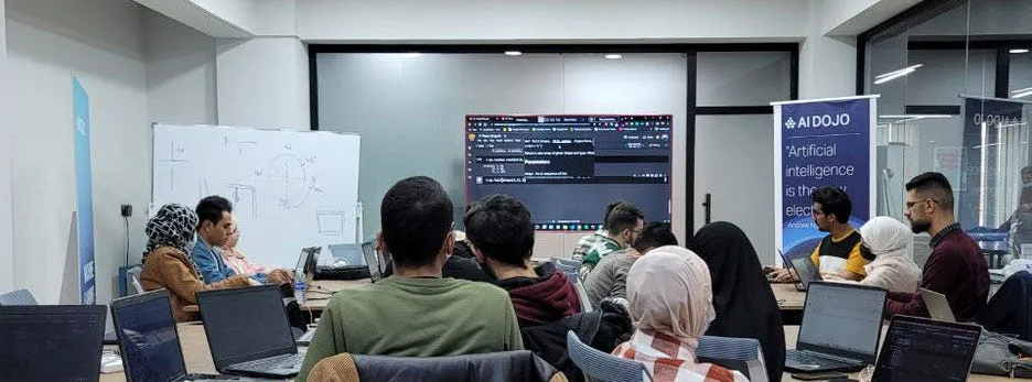 A session from AI Dojo's Machine Learning bootcamp