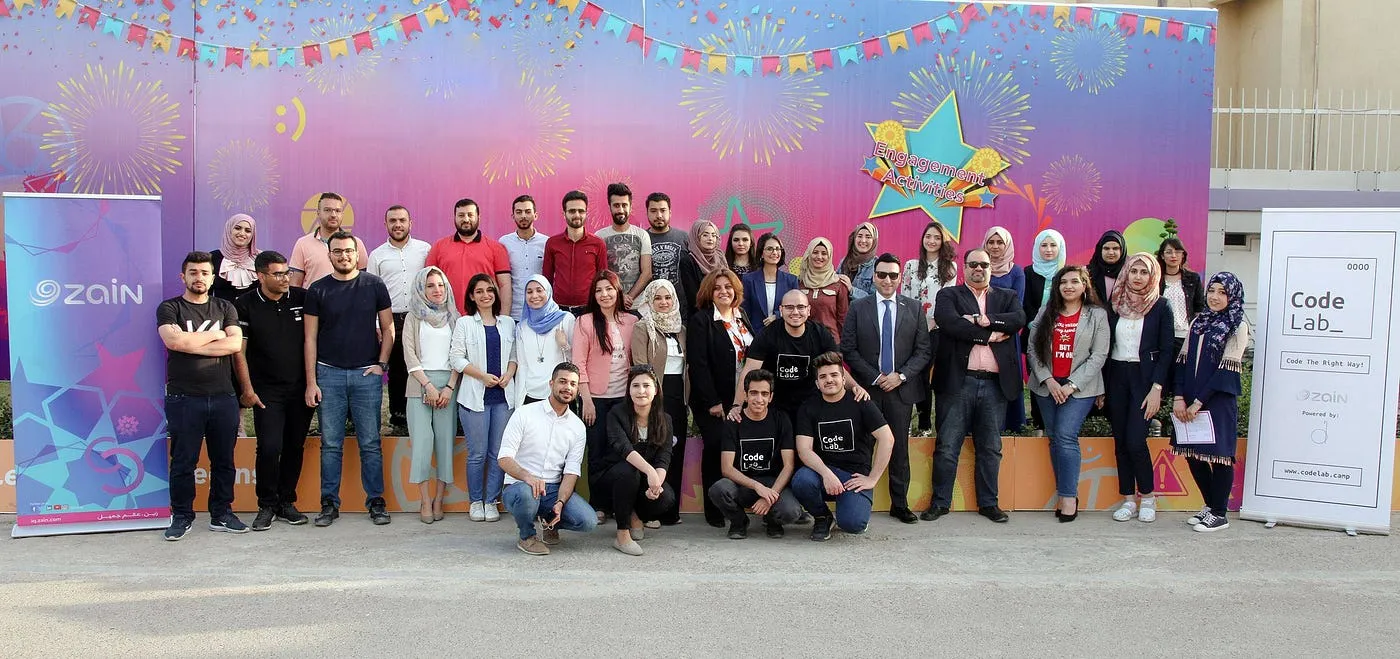 Celebrating the graduation of Code Lab's full-stack web development bootcamp