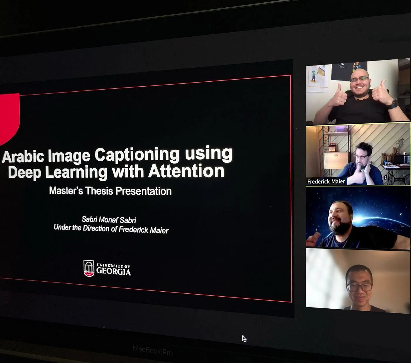 Celebrating my successful thesis defense